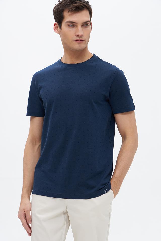 Футболка Lerros с точками синяя