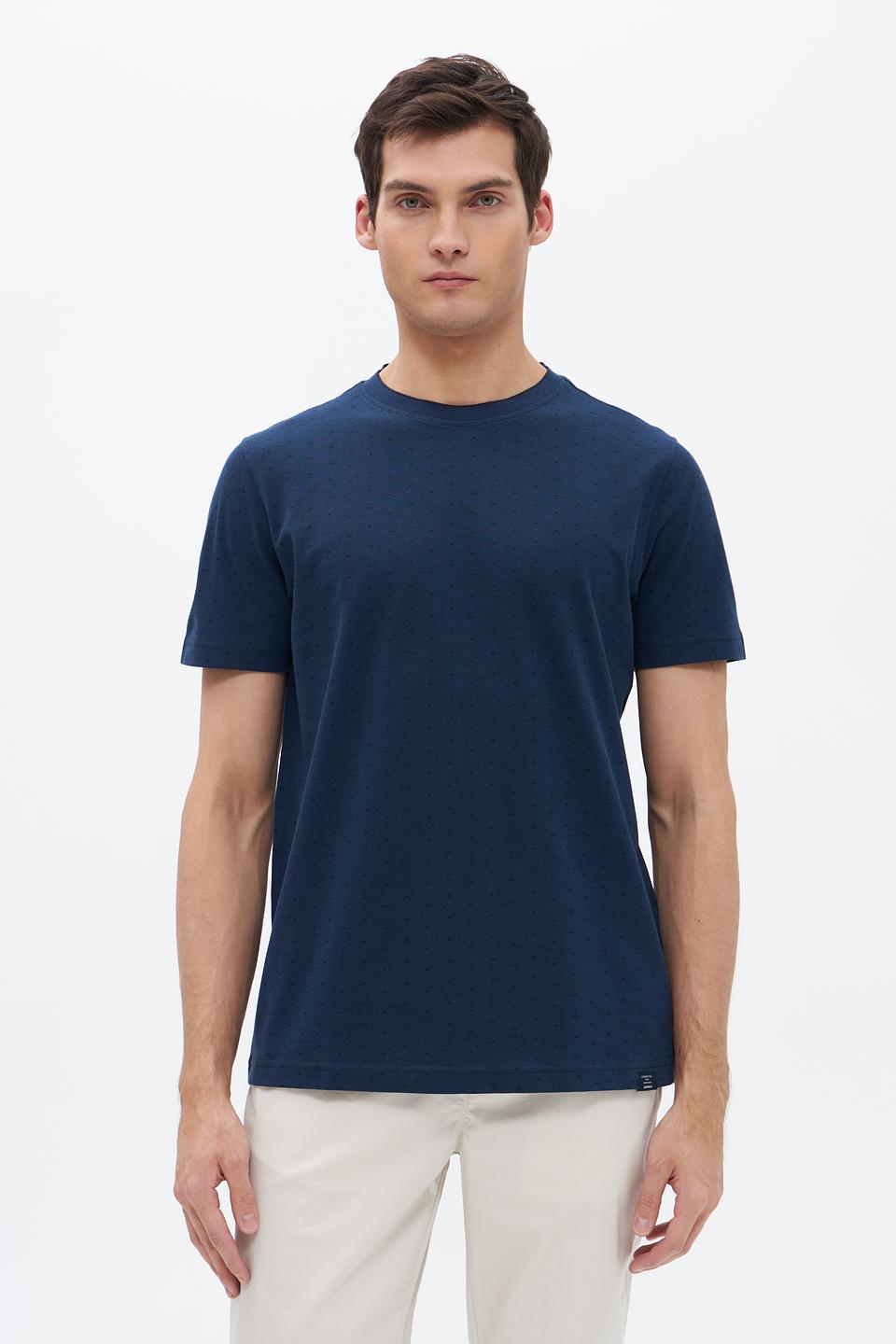 Футболка Lerros с точками синяя