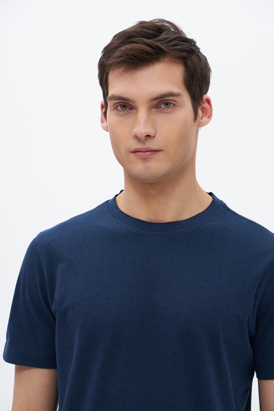 Футболка Lerros с точками синяя