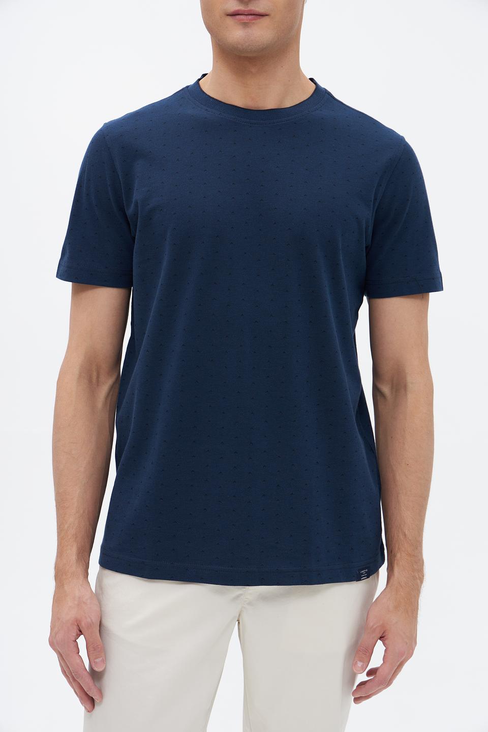 Футболка Lerros с точками синяя