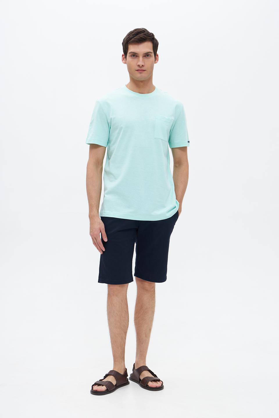 Футболка Tom Tailor мятная с карманом