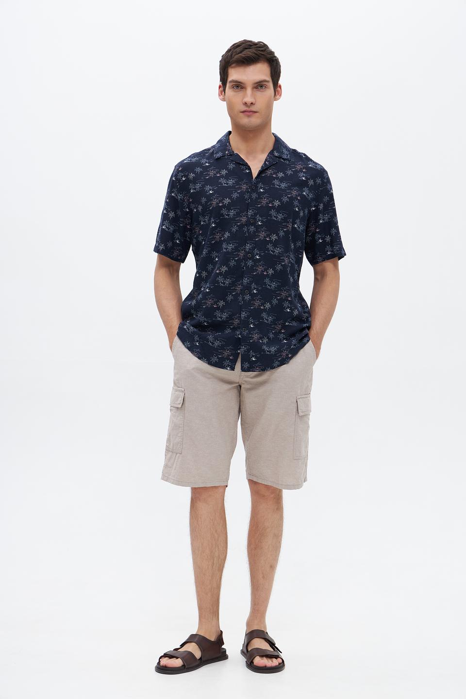 Рубашка кр Tom Tailor с принтом