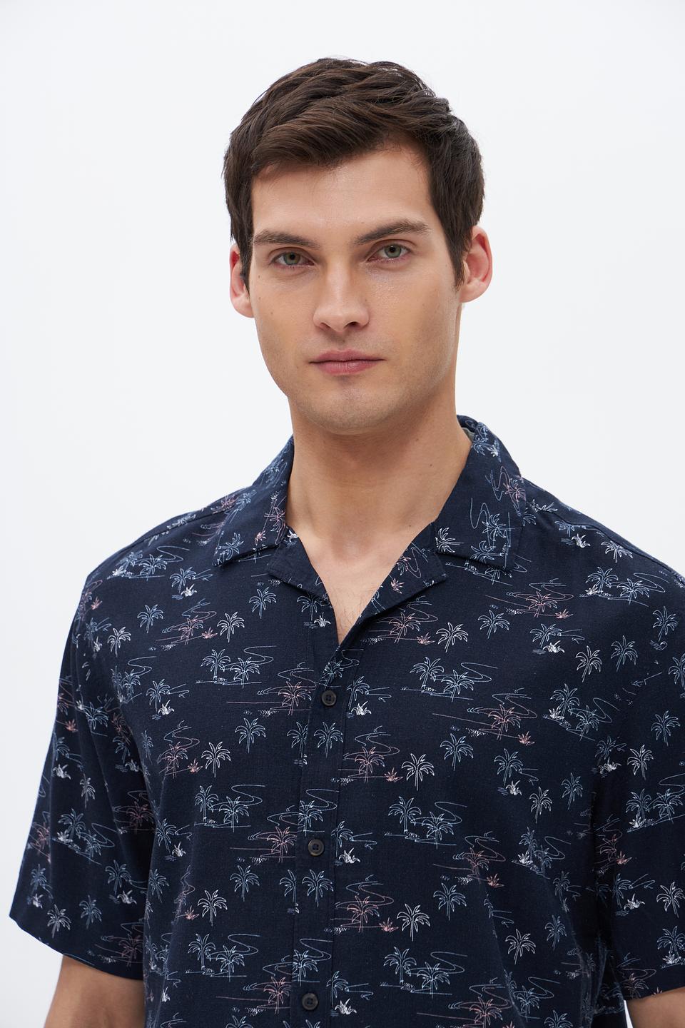 Рубашка кр Tom Tailor с принтом