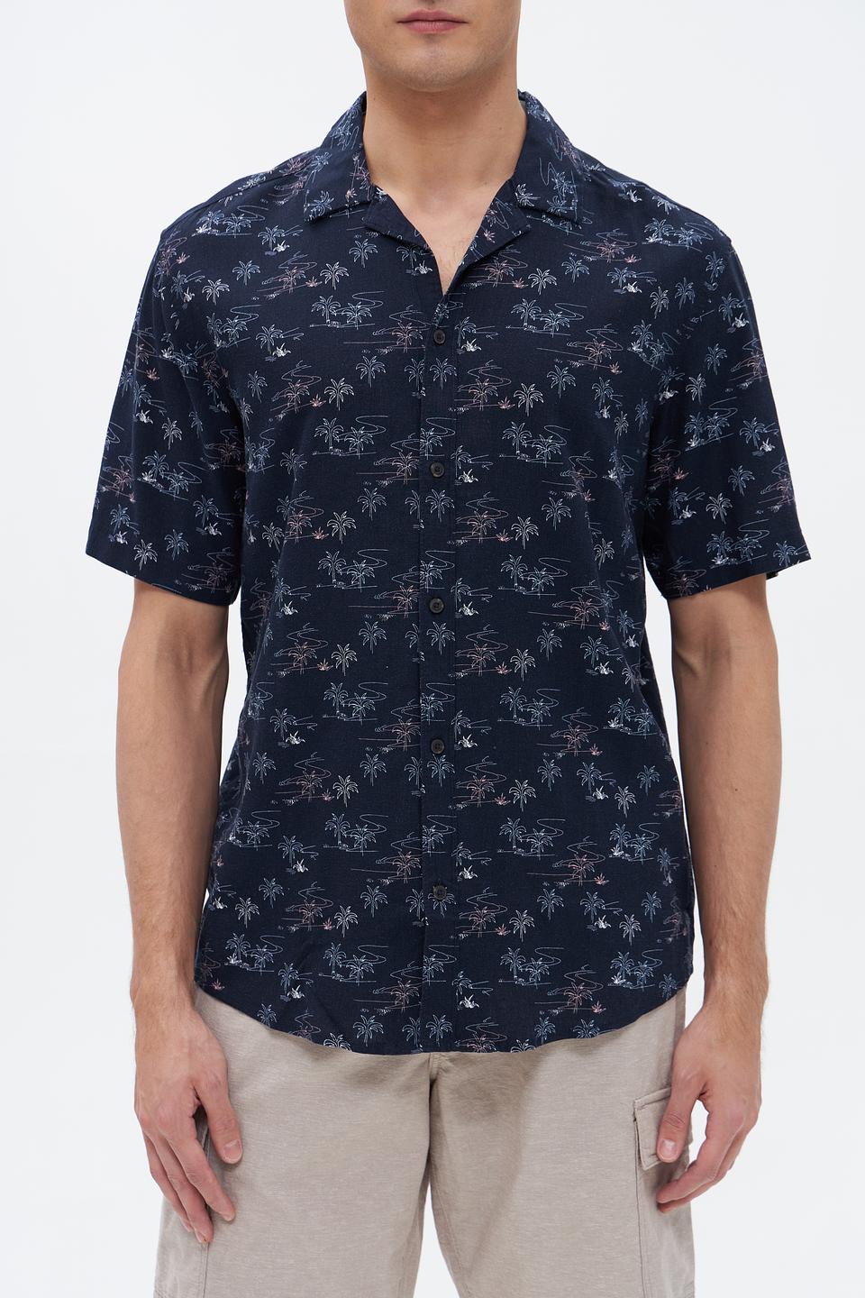 Рубашка кр Tom Tailor с принтом