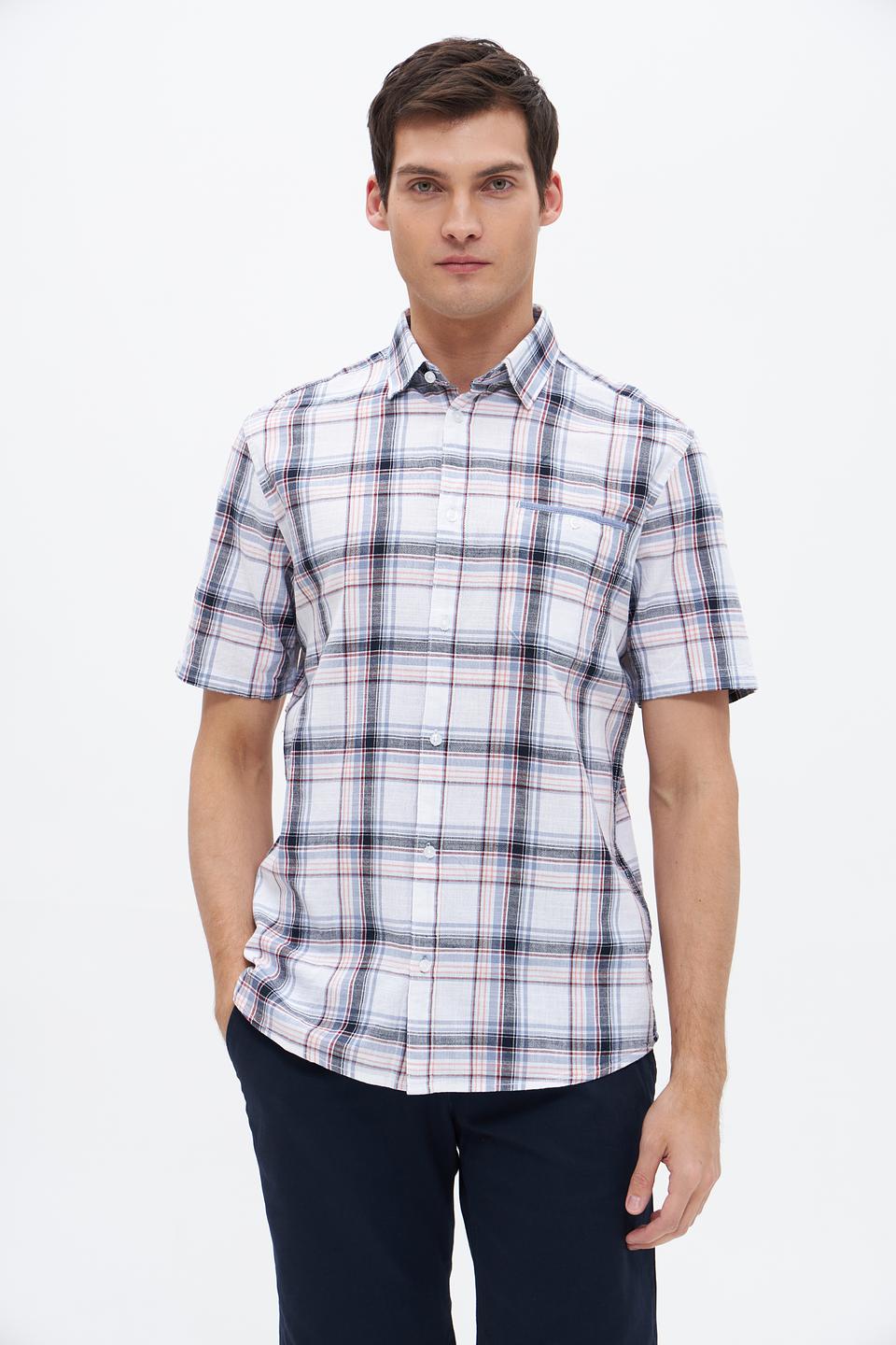Рубашка кр Tom Tailor в клетку