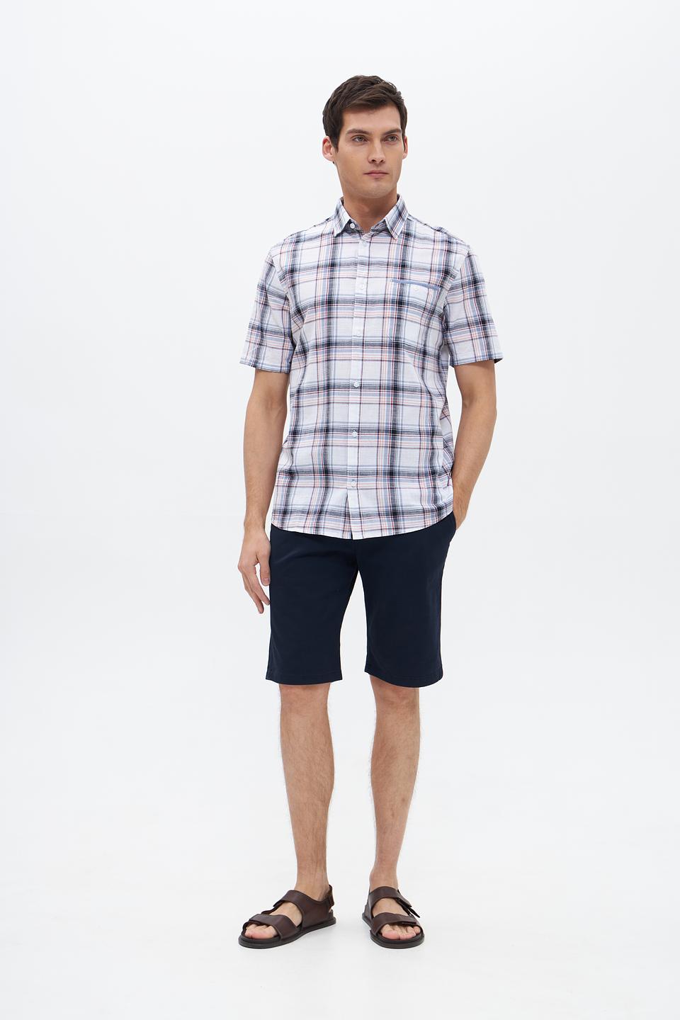 Рубашка кр Tom Tailor в клетку