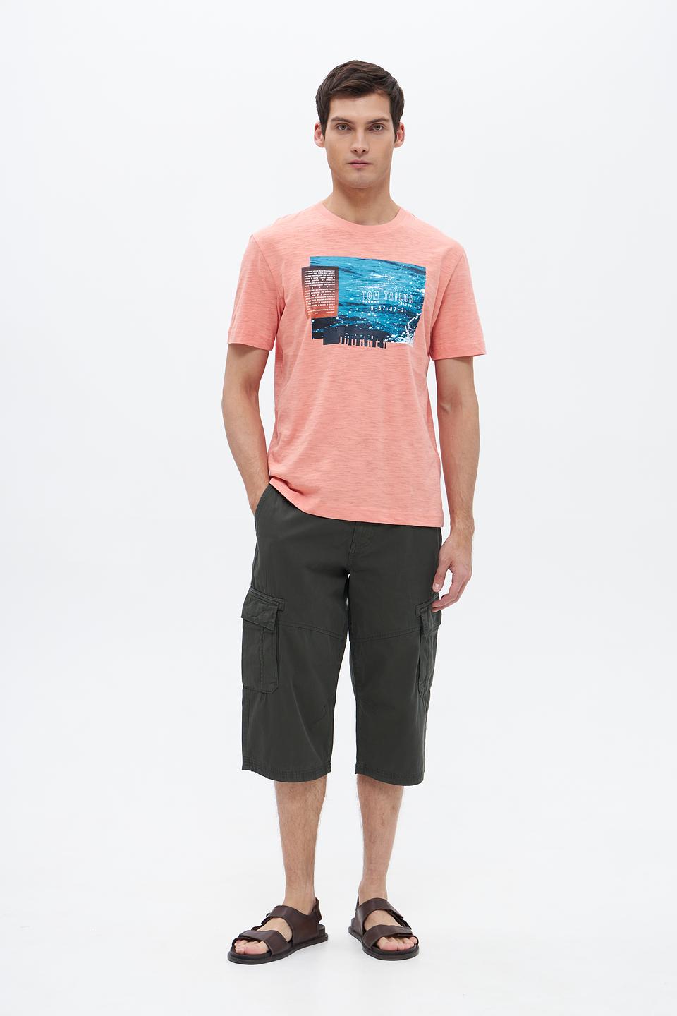 Футболка Tom Tailor классическая белая однотонная