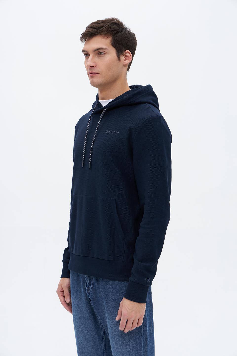 Худи Tom Tailor мужской тёмно-синий