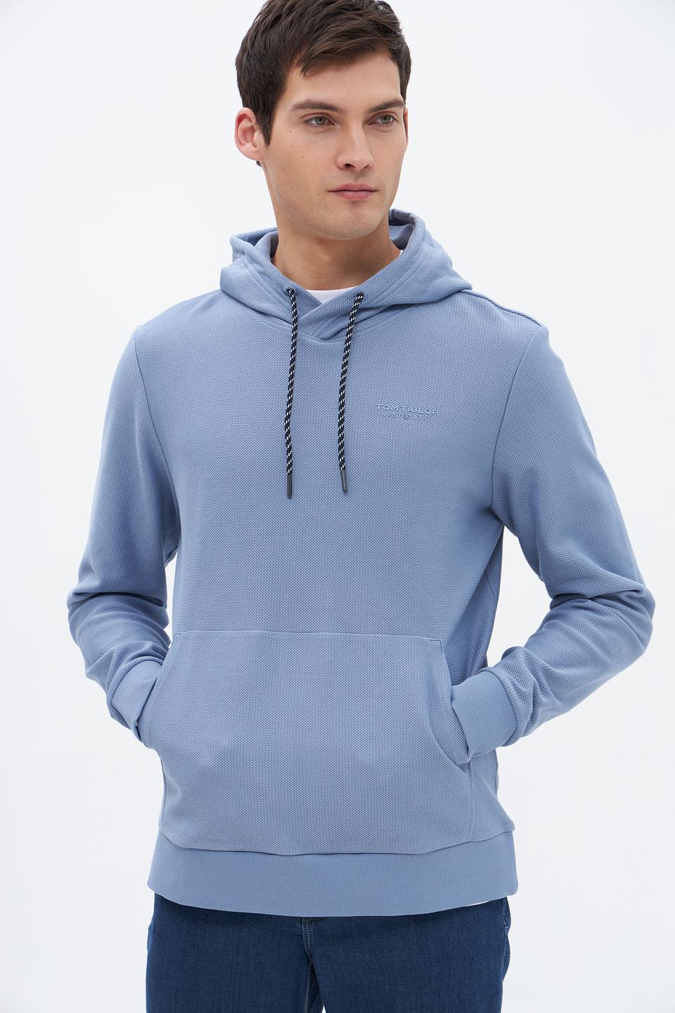 Худи Tom Tailor мужской голубой