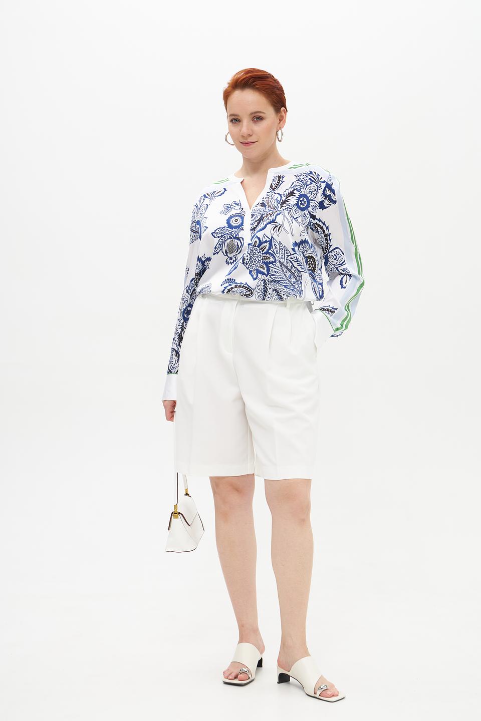 Блуза Herzens Angelegenheit с цветочным принтом