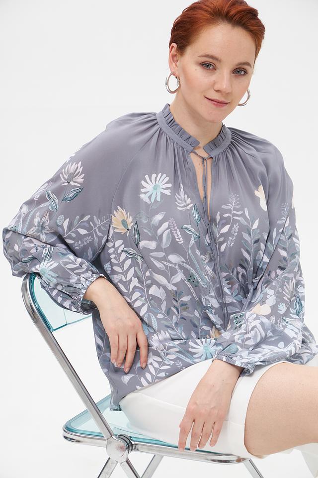 Блуза Herzens Angelegenheit с цветочным принтом