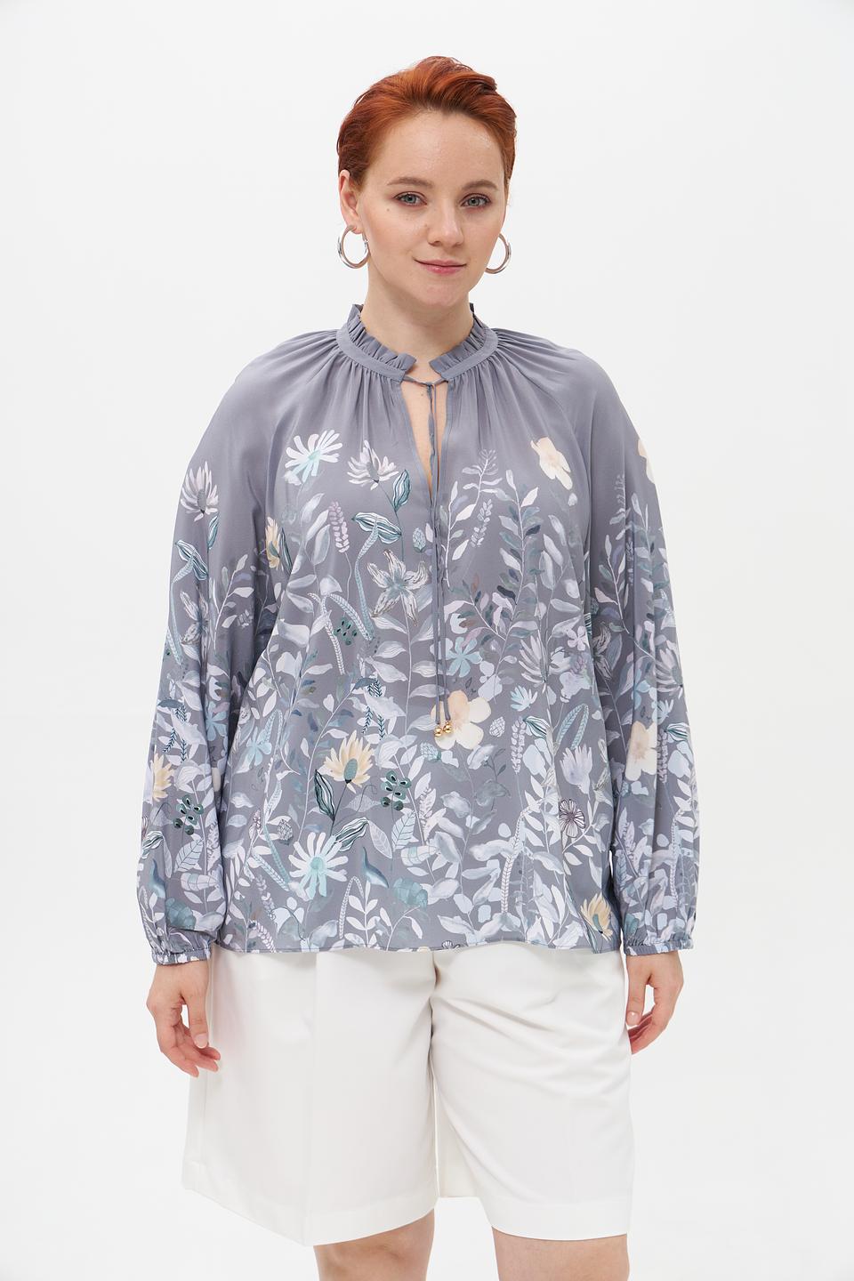 Блуза Herzens Angelegenheit с цветочным принтом