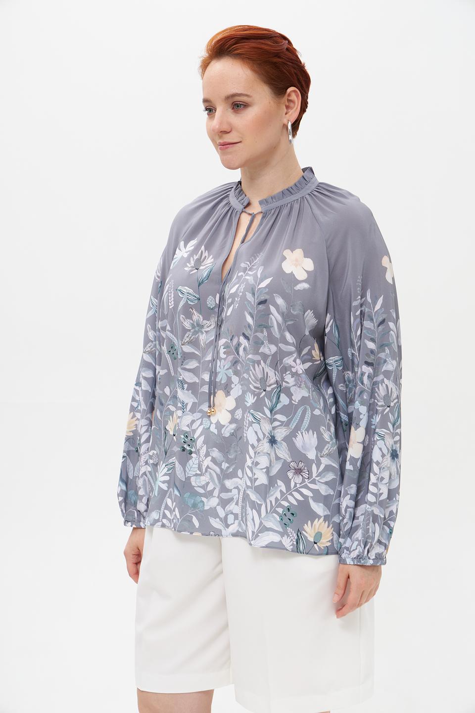 Блуза Herzens Angelegenheit с цветочным принтом