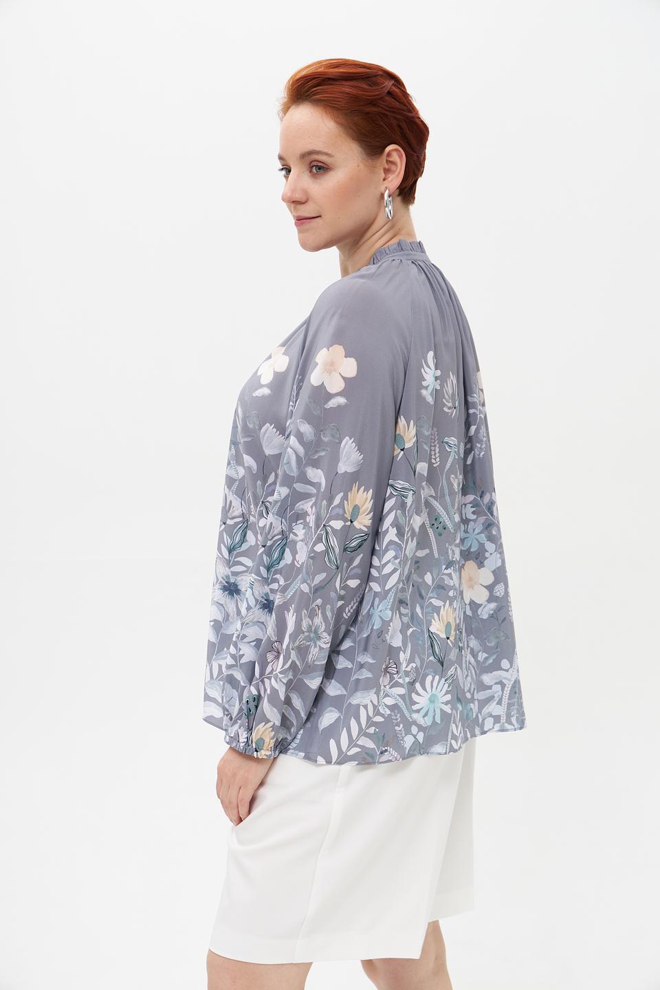 Блуза Herzens Angelegenheit с цветочным принтом
