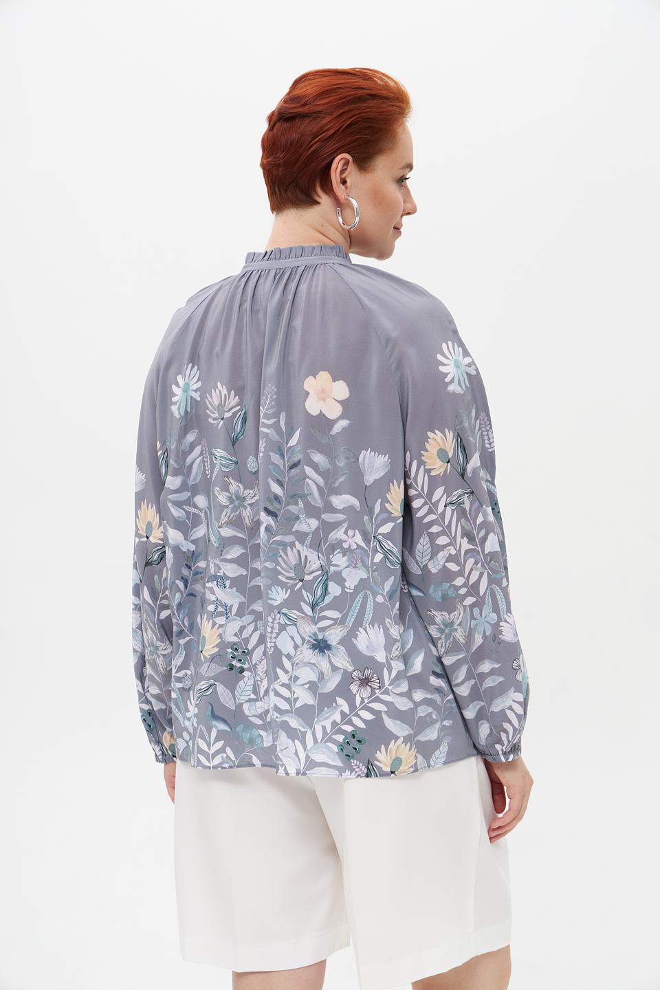 Блуза Herzens Angelegenheit с цветочным принтом