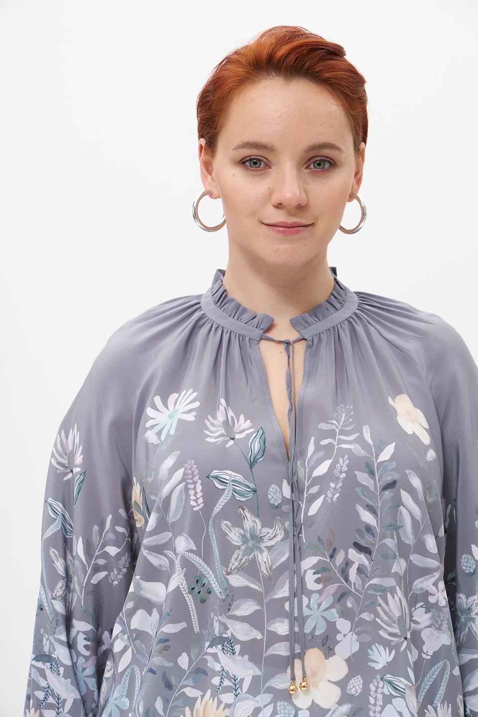 Блуза Herzens Angelegenheit с цветочным принтом