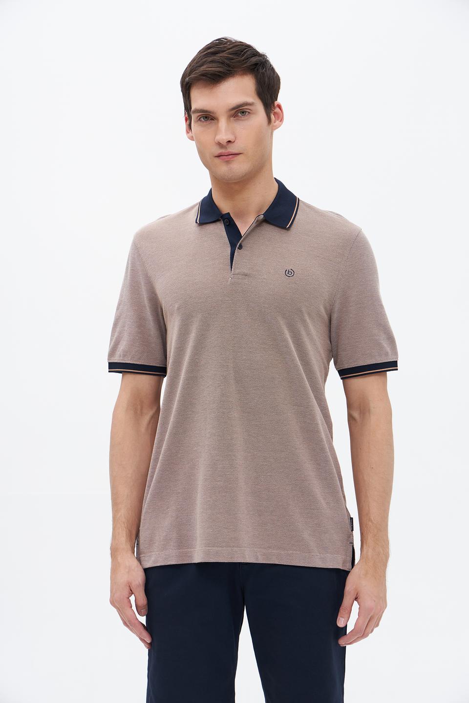 Поло Bugatti с контрастной отделкой