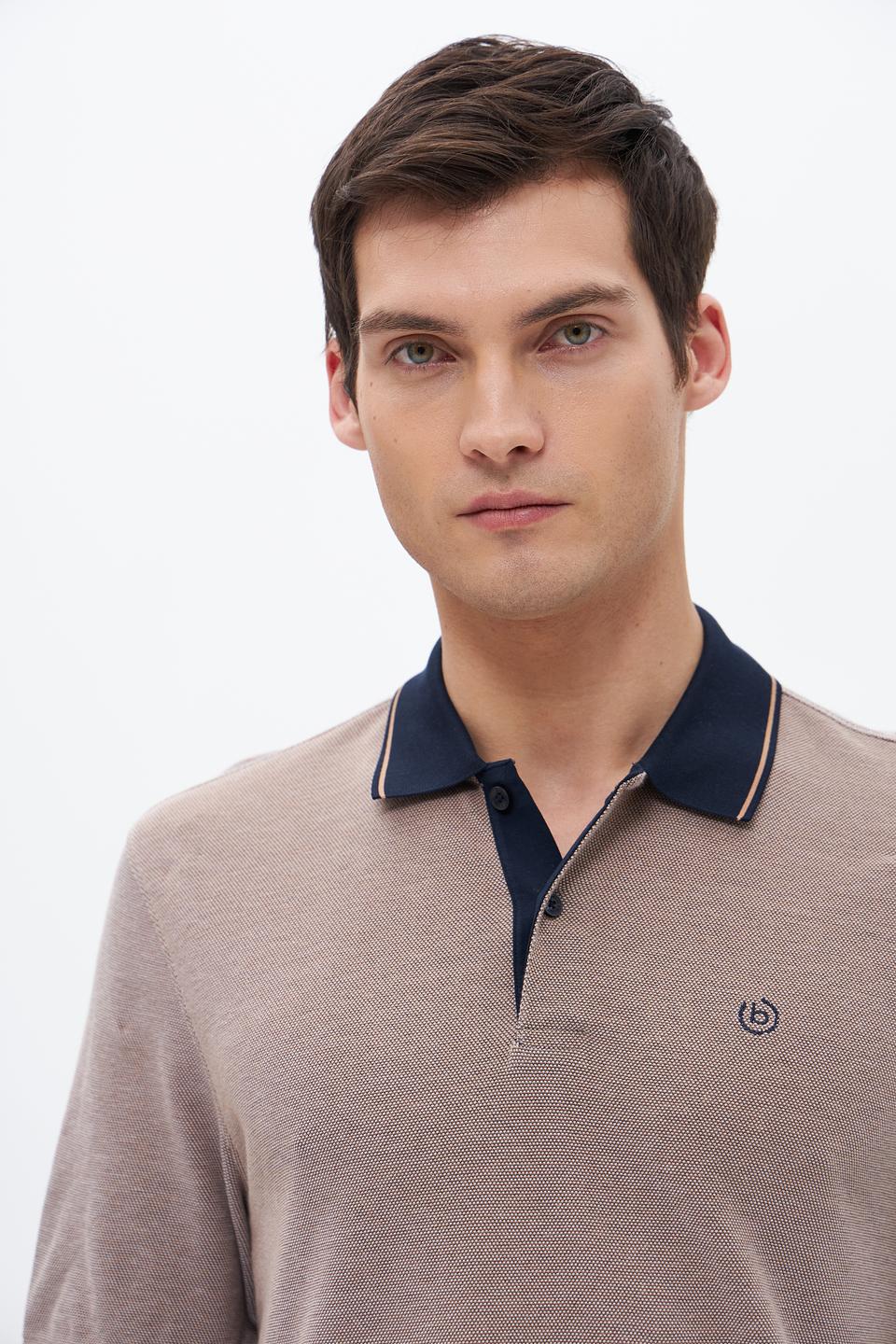 Поло Bugatti с контрастной отделкой