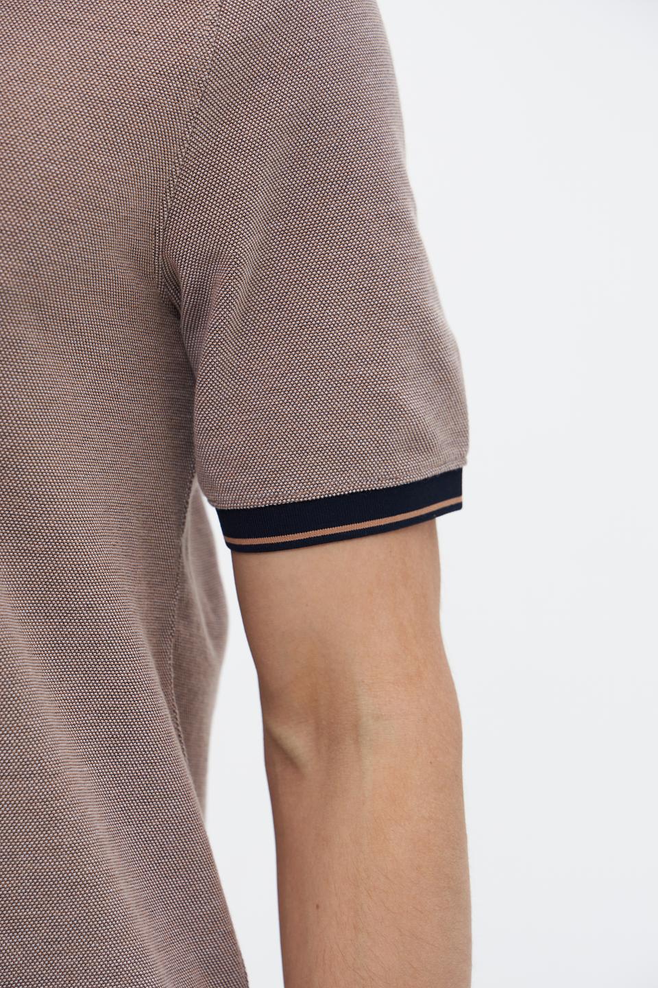 Поло Bugatti с контрастной отделкой