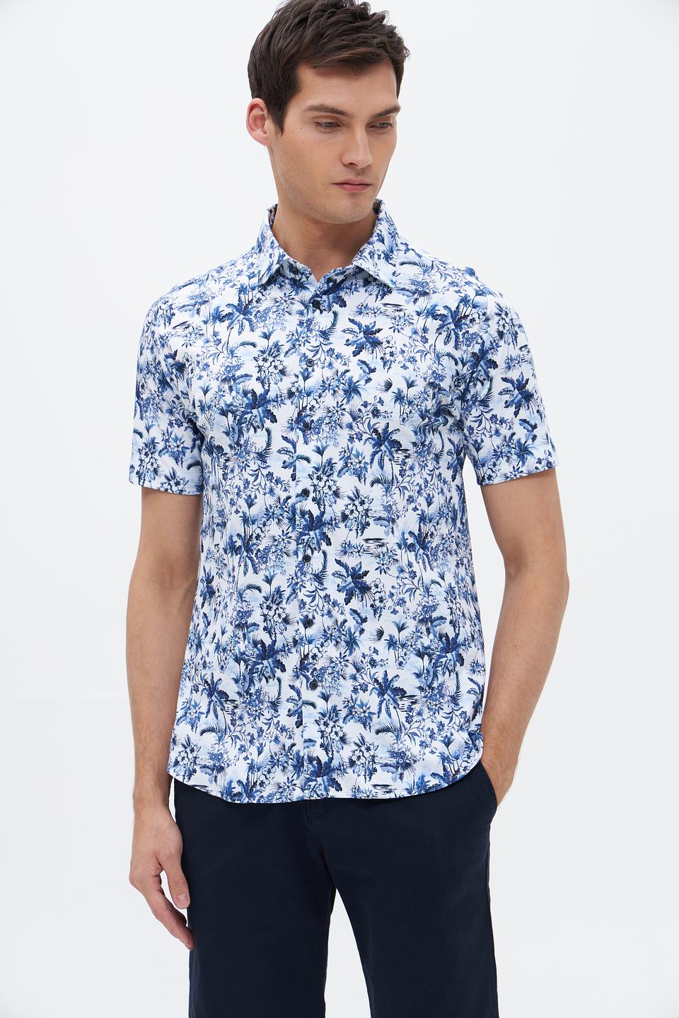 Рубашка кр Desoto с принтом