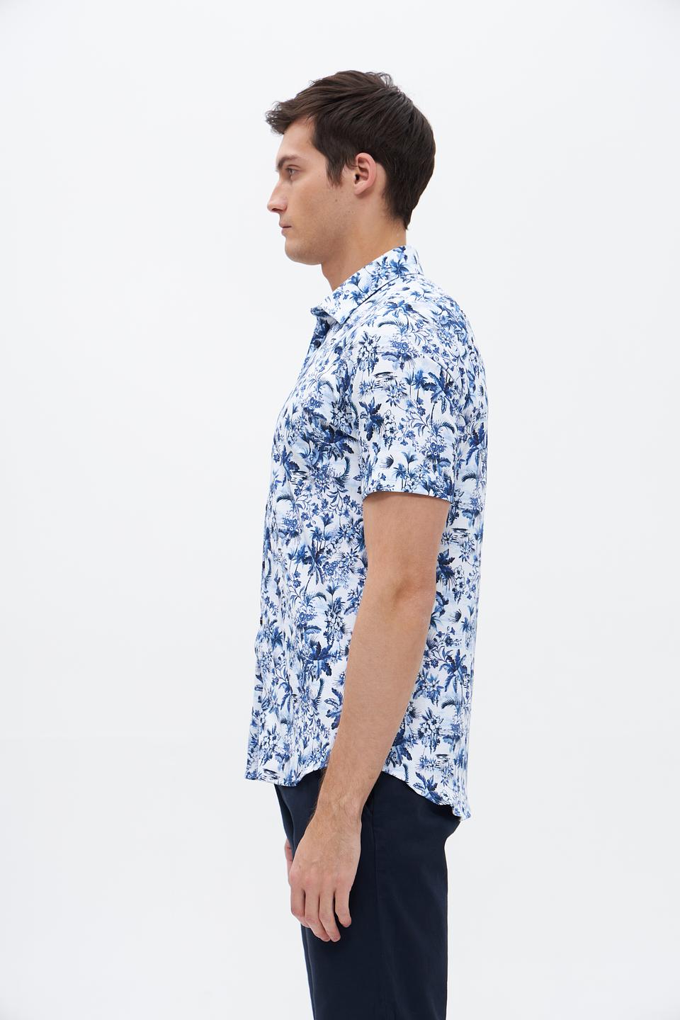 Рубашка кр Desoto с принтом