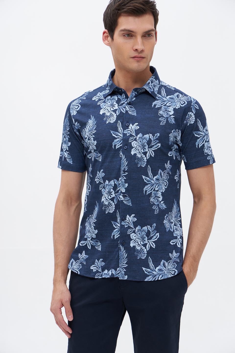 Рубашка кр Desoto с принтом