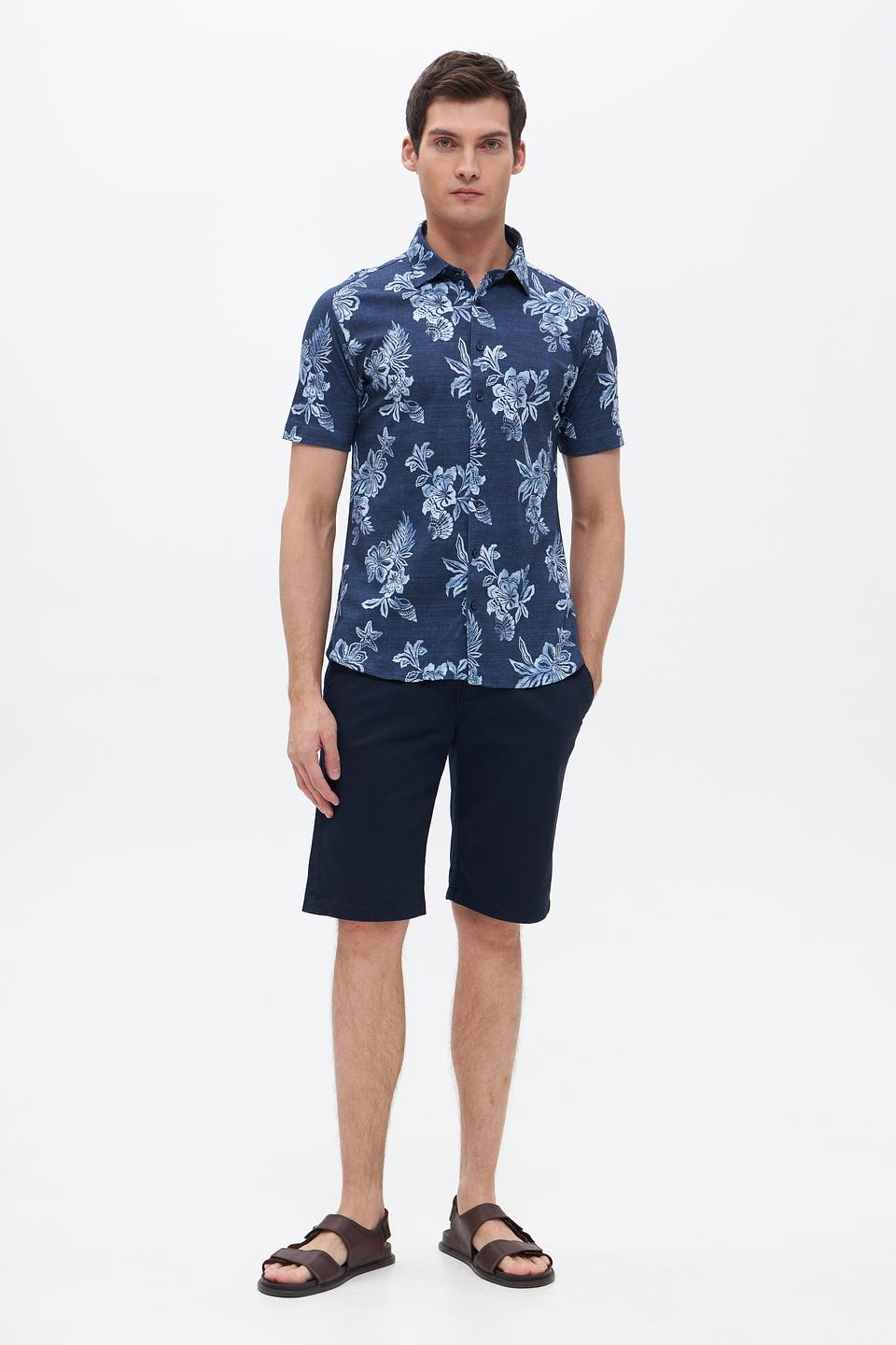 Рубашка кр Desoto с принтом