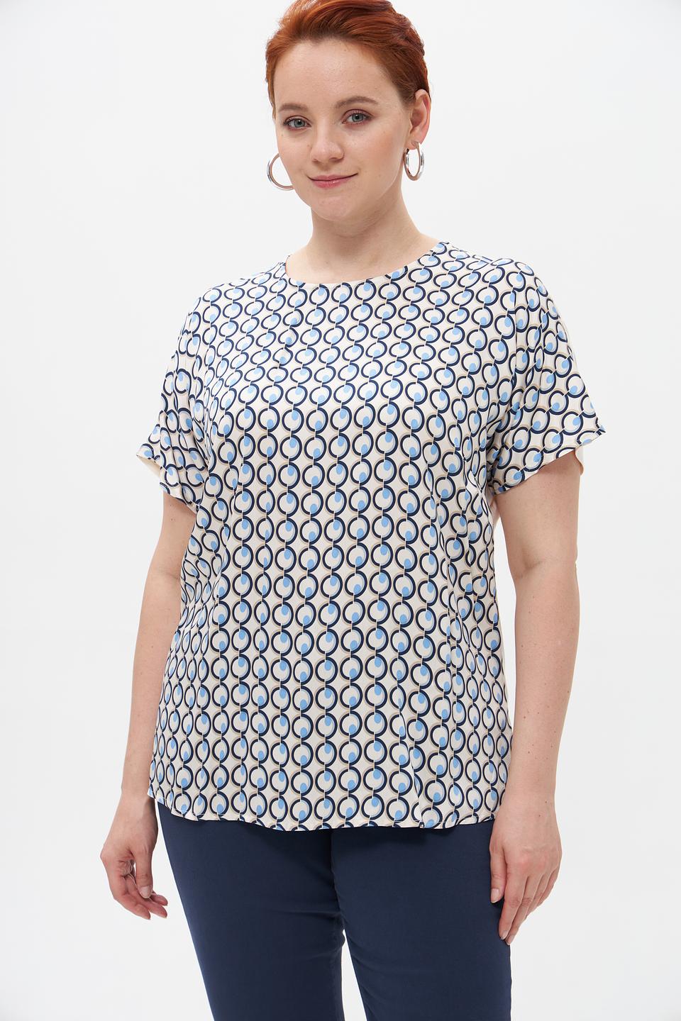 Блузка Suza с геометрическим принтом