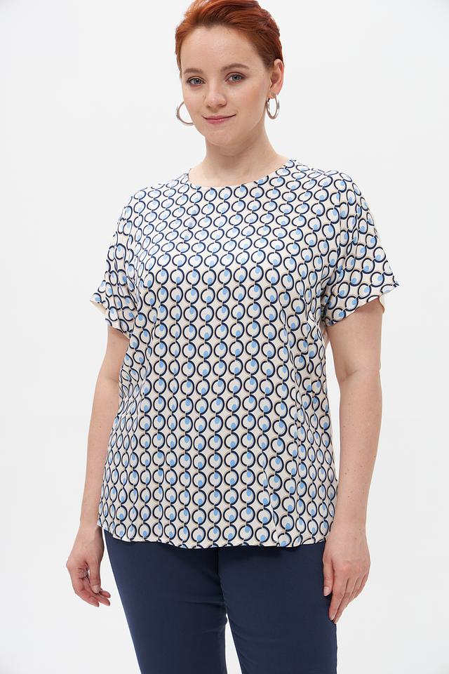 Блузка Suza с геометрическим принтом