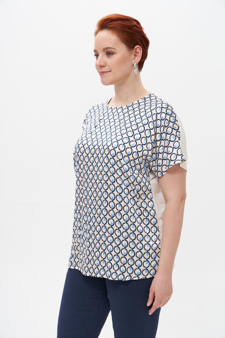 Блузка Suza с геометрическим принтом
