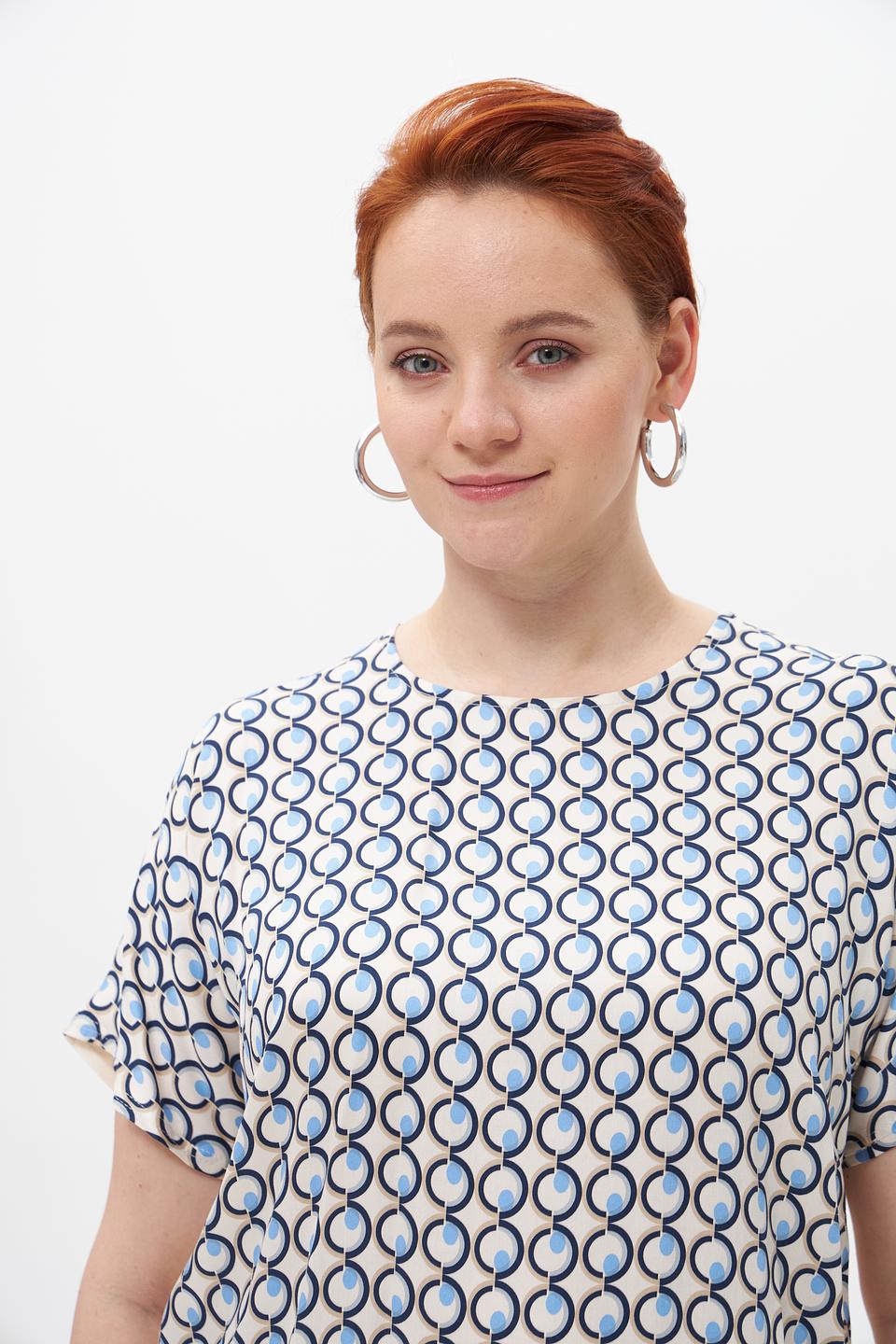 Блузка Suza с геометрическим принтом