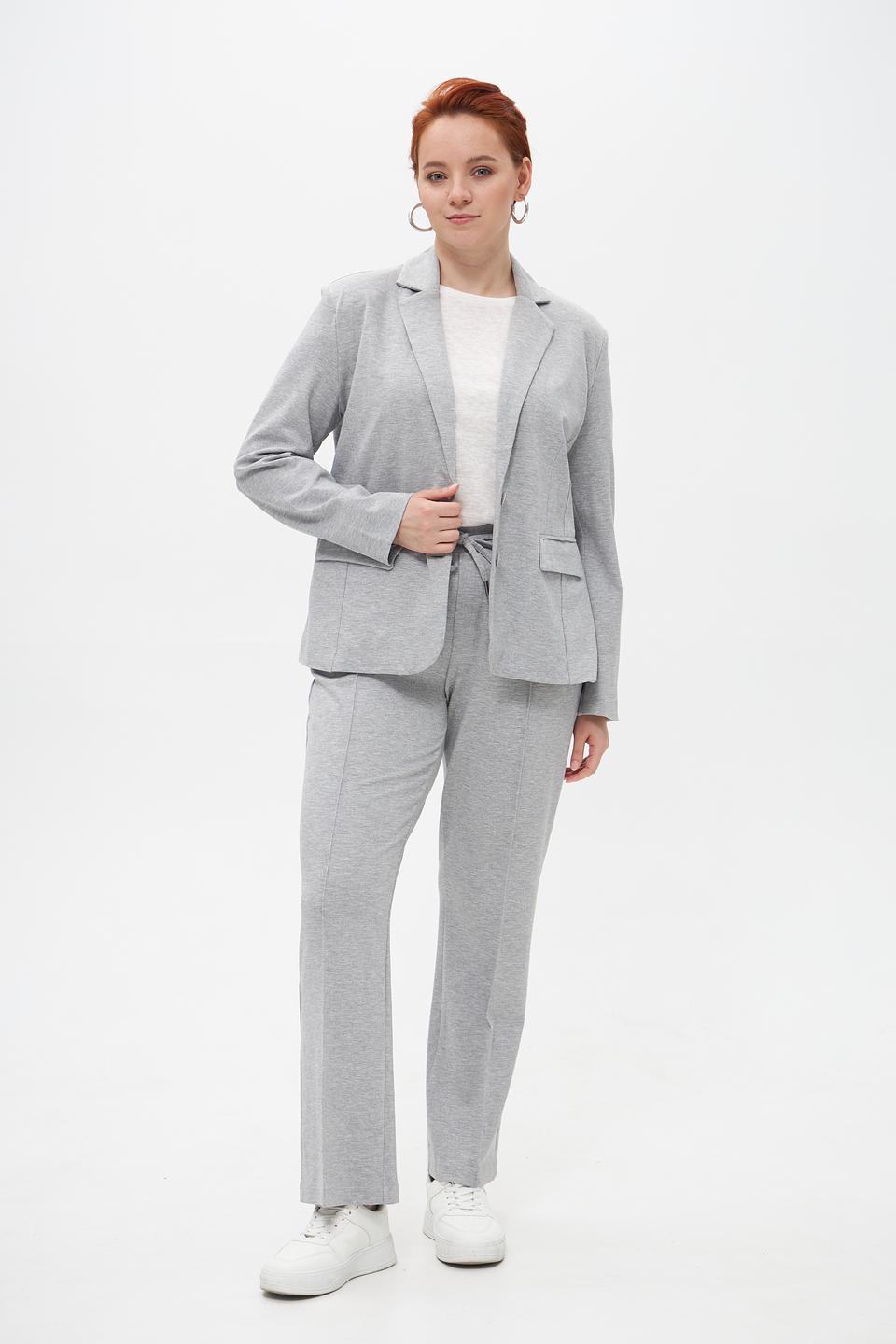 Брюки трикотажные Suza серые