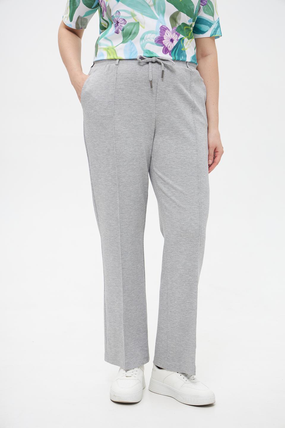 Брюки трикотажные Suza серые