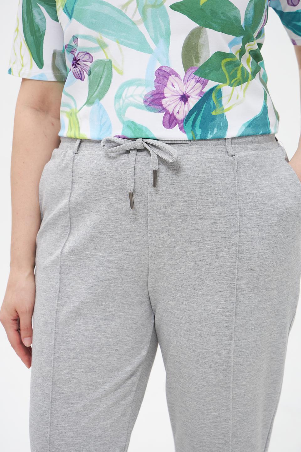 Брюки трикотажные Suza серые