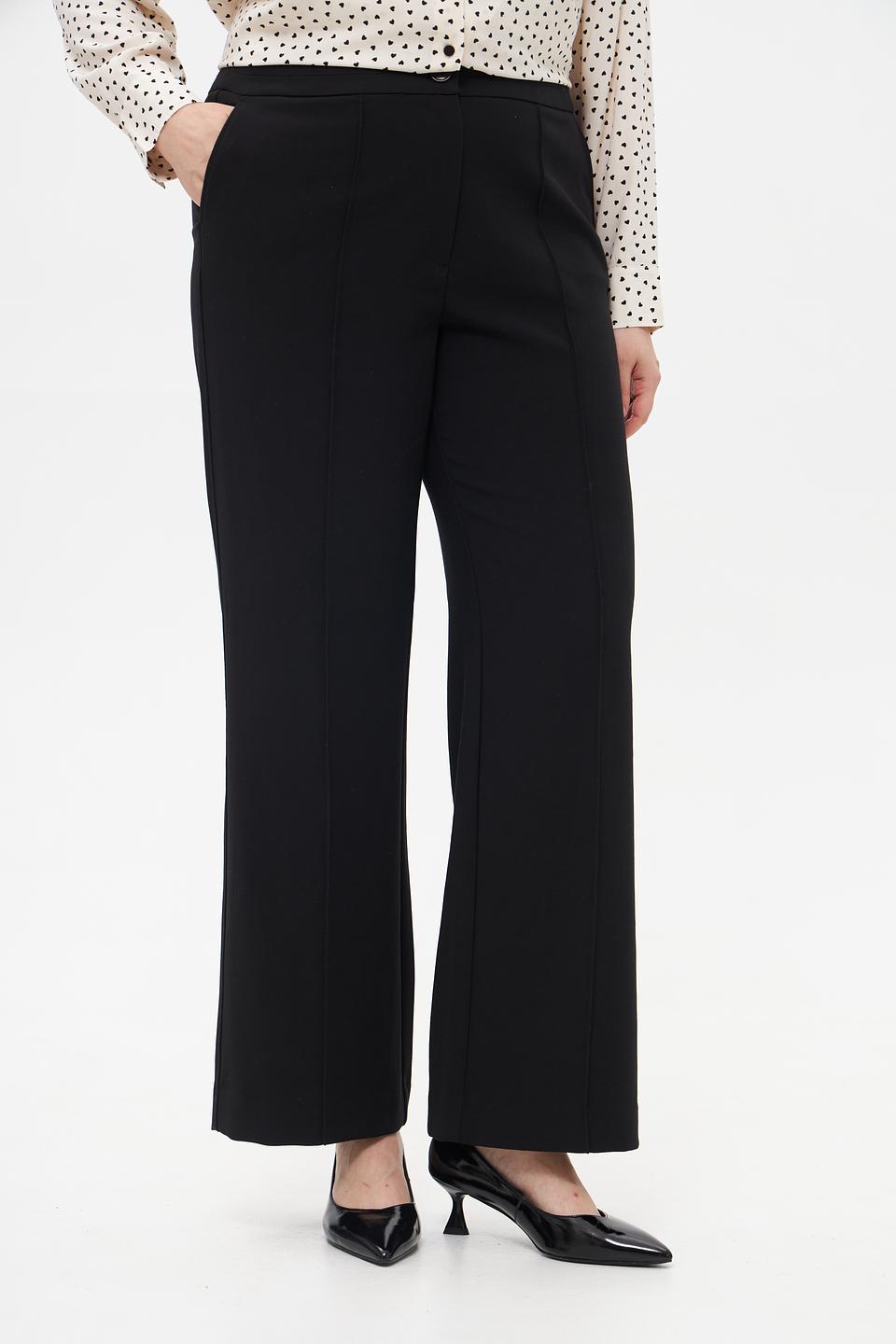 Брюки палаццо Olsen чёрные