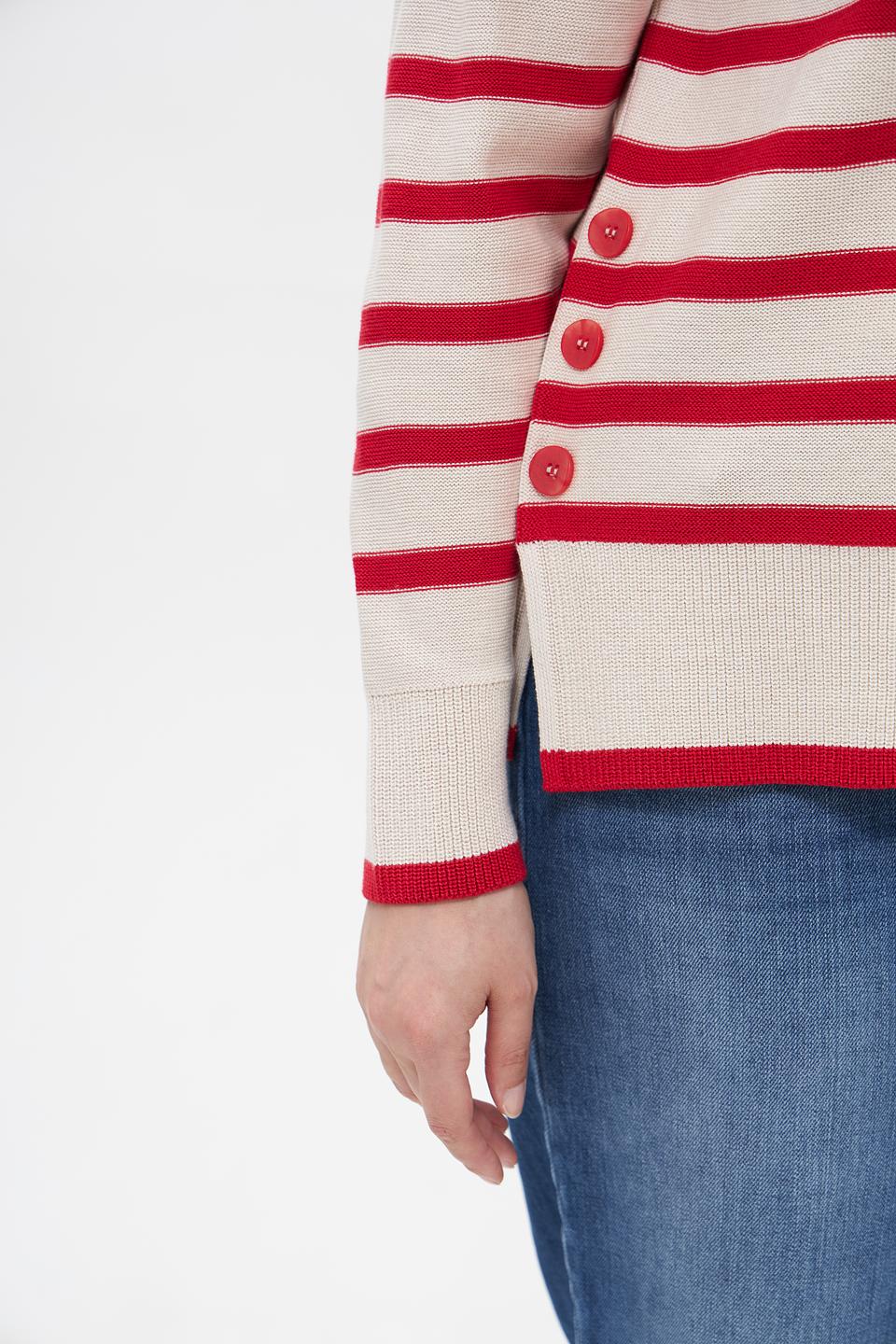 Пуловер Olsen в полоску