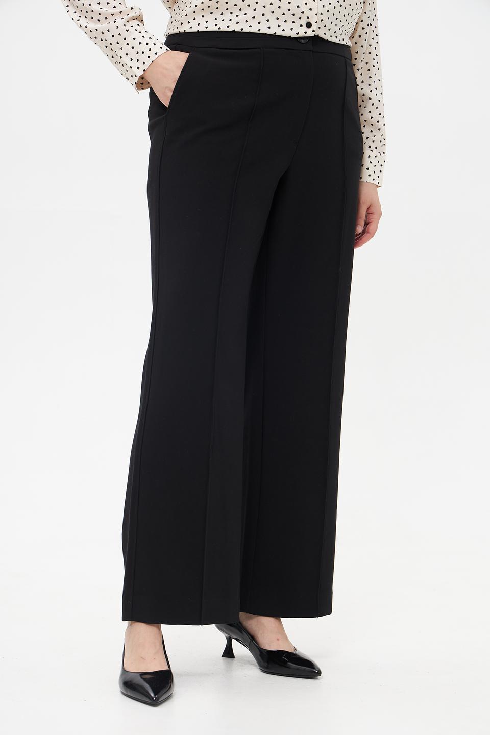 Брюки палаццо Olsen чёрные