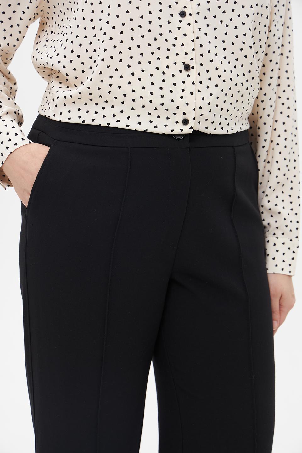 Брюки палаццо Olsen чёрные