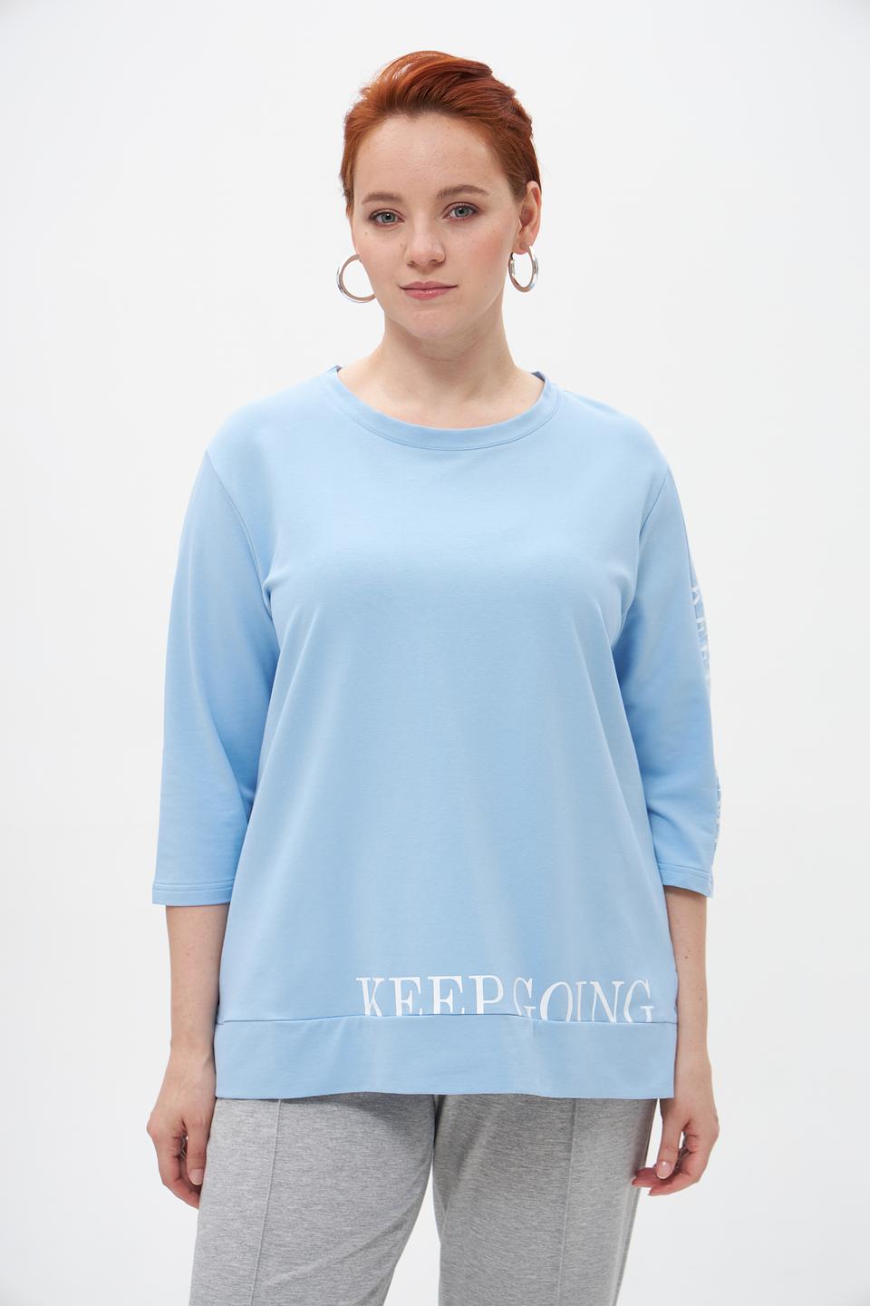 Пуловер Doris Streich голубой