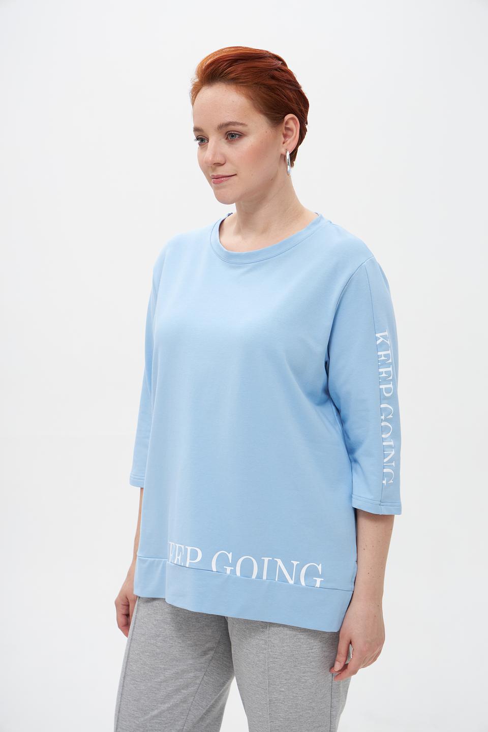 Пуловер Doris Streich голубой