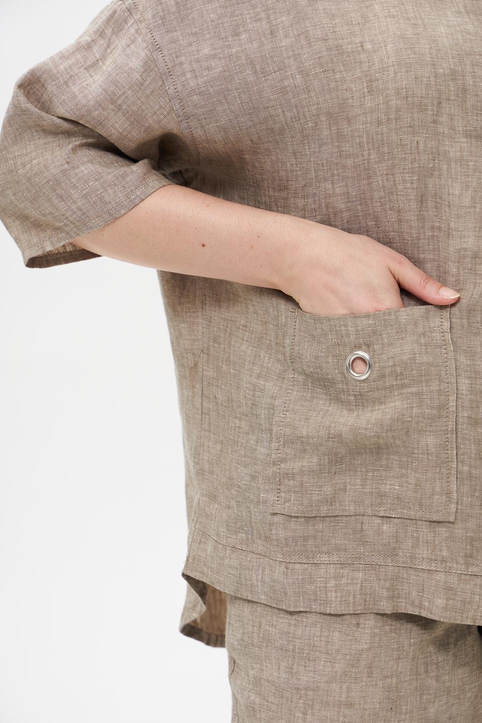 Жакет Doris Streich льняной бежевый