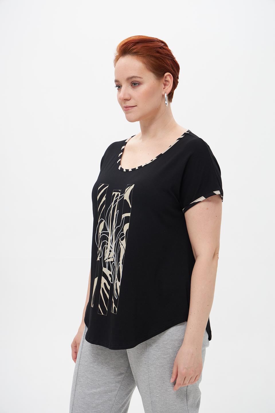 Футболка Doris Streich с принтом