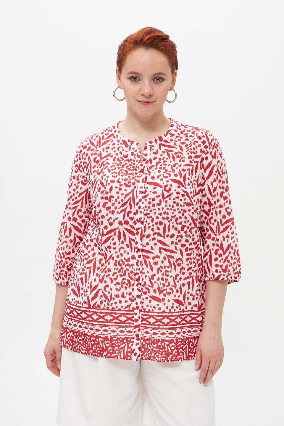 Блузка Lebek с принтом