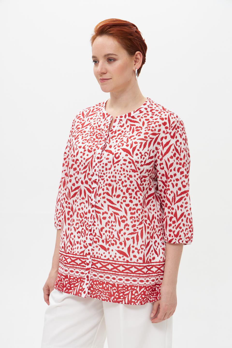 Блузка Lebek с принтом