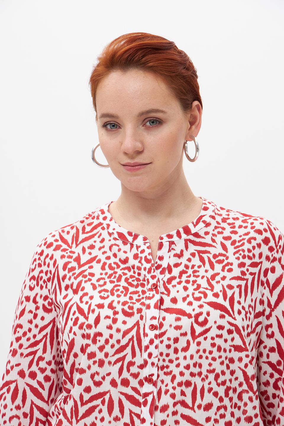 Блузка Lebek с принтом