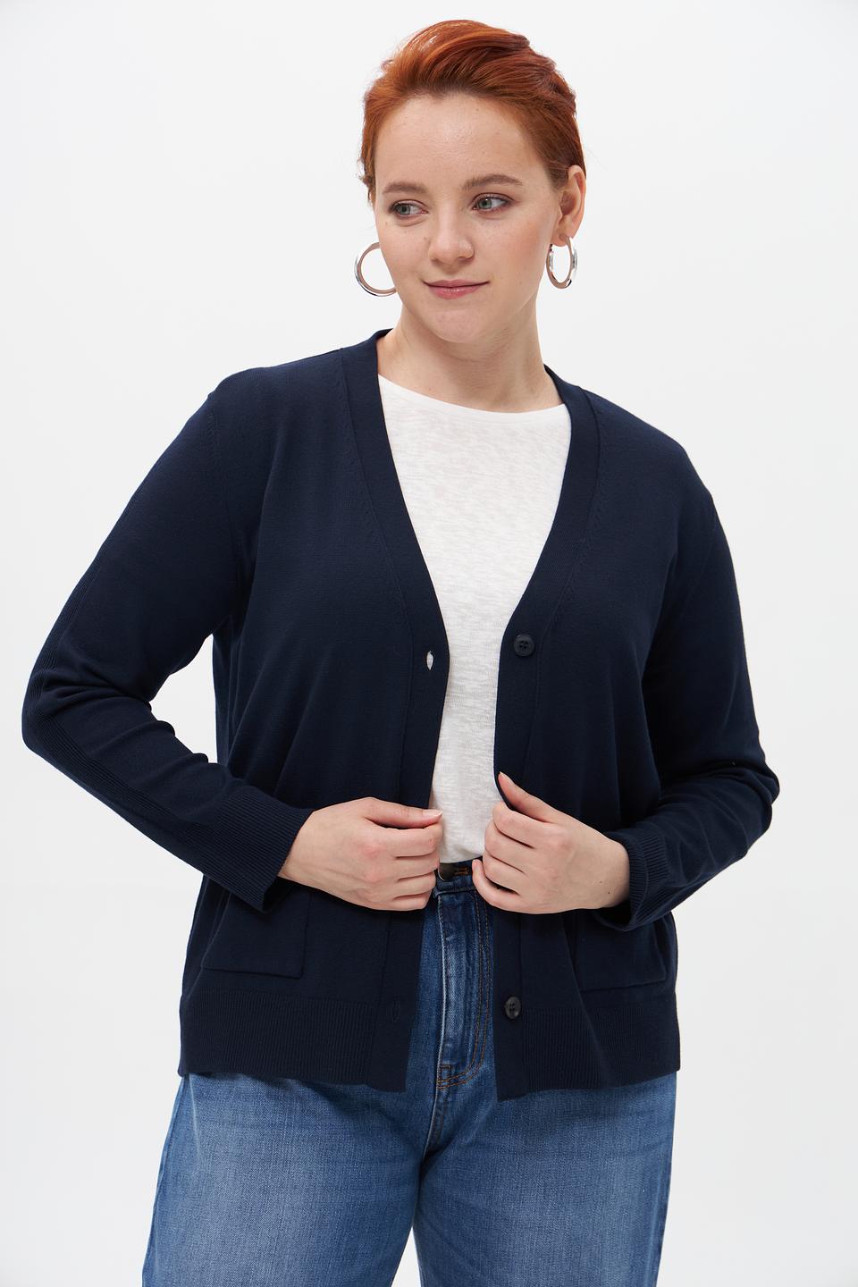 Жакет Lebek темно-синий