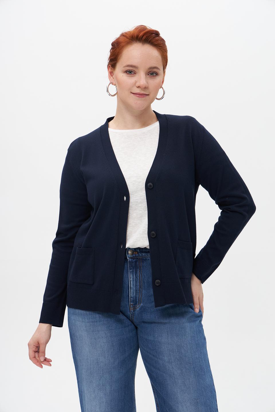 Жакет Lebek темно-синий