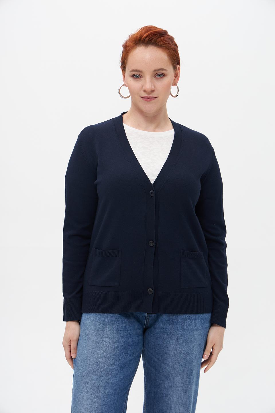 Жакет Lebek темно-синий