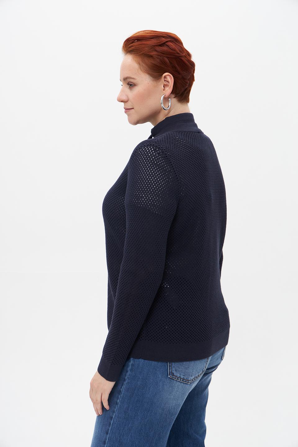 Жакет Lebek вязаный с капюшоном