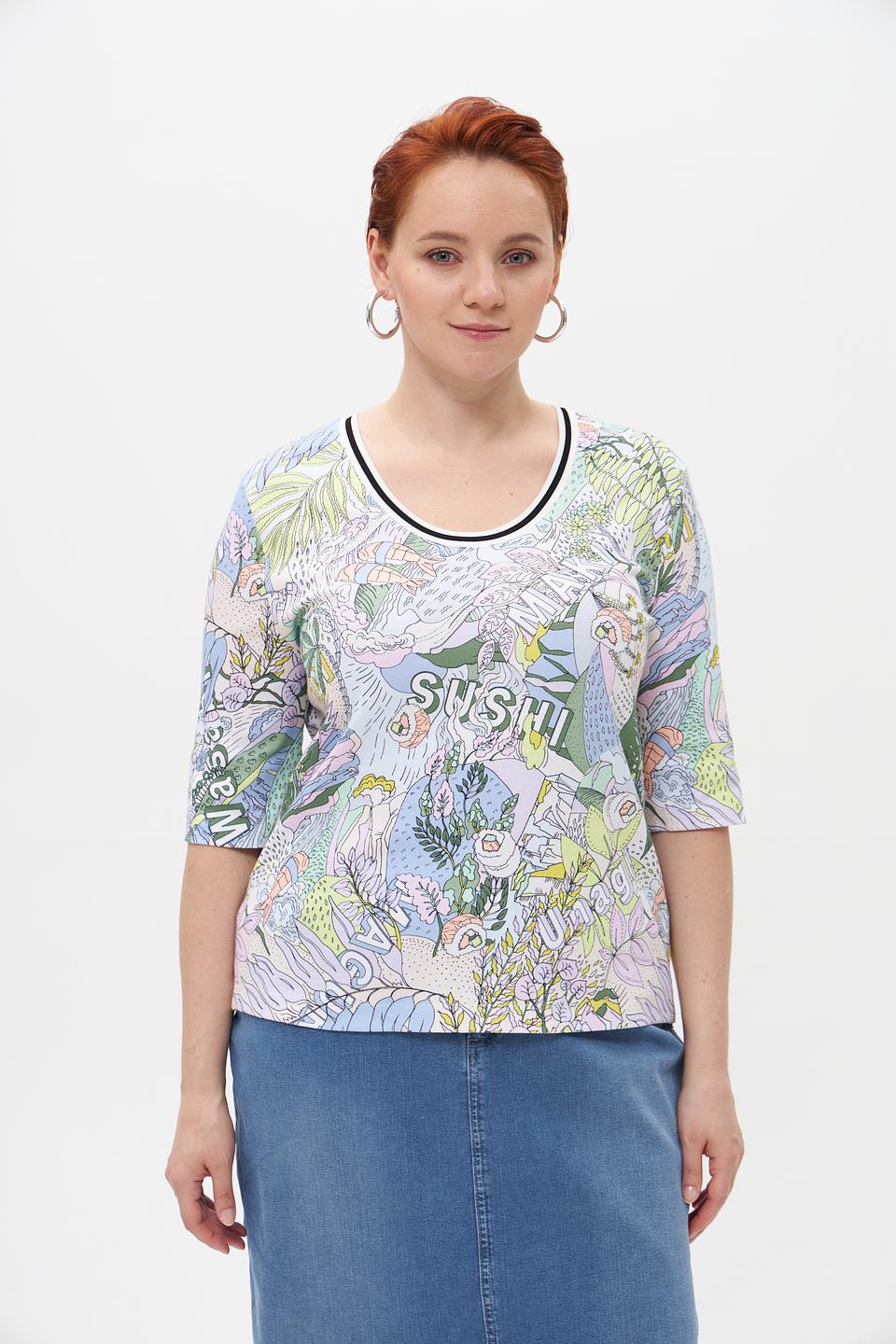 Футболка Marc Cain Sushi принт